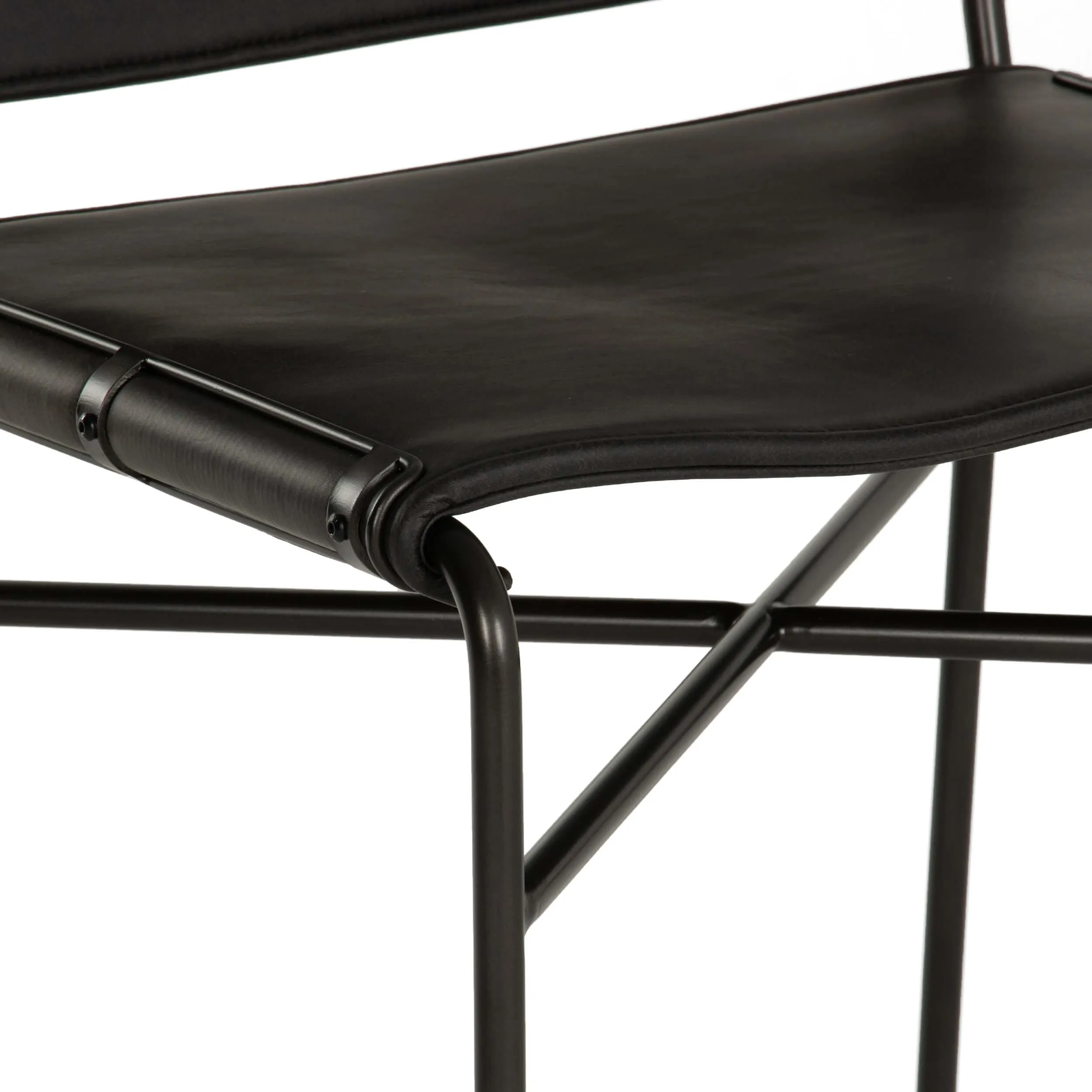 Wharton Bar & Counter Stool, Distressed Black, Set of 2