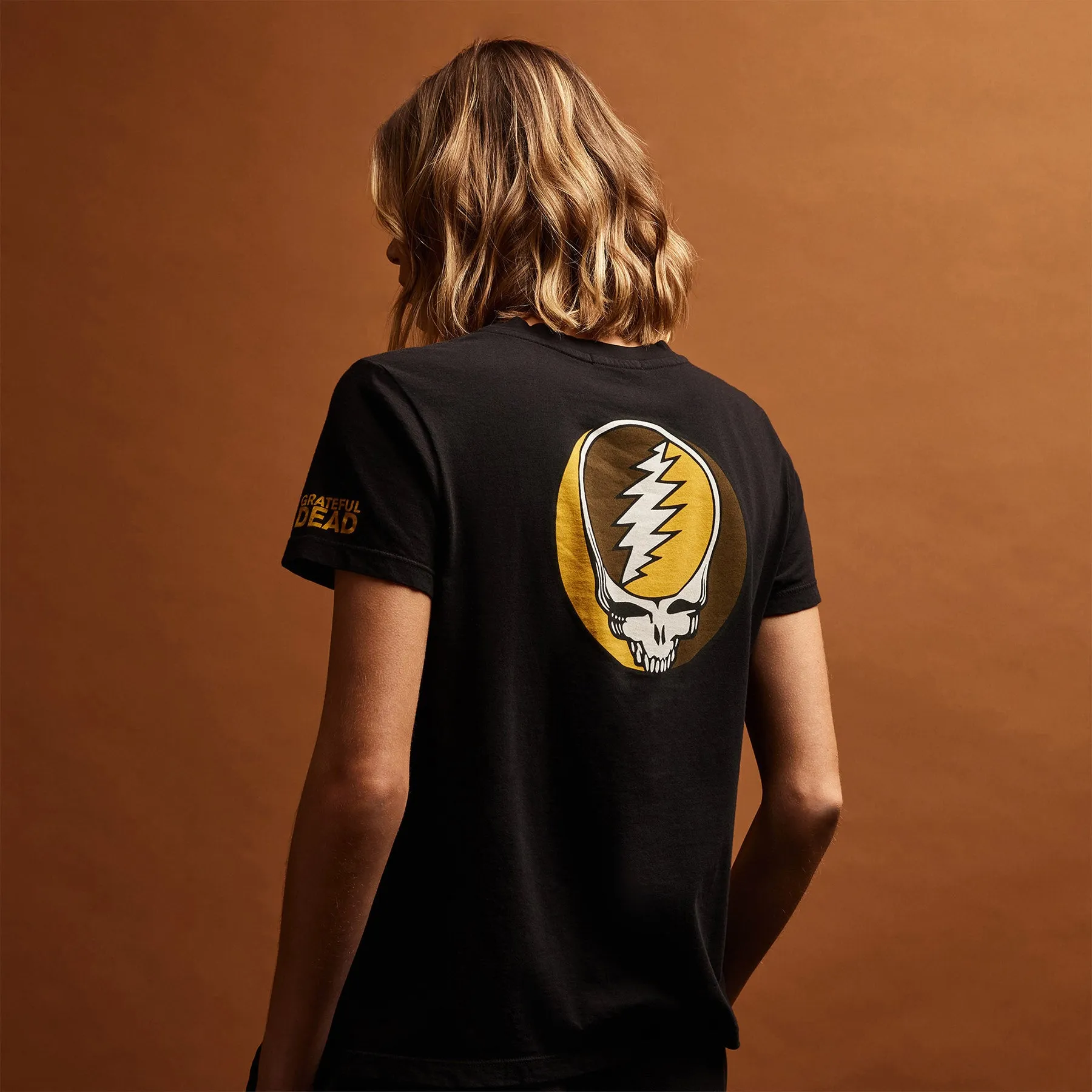 Women's Grateful Dead Short Sleeve Tee Set - Black/Comet/White