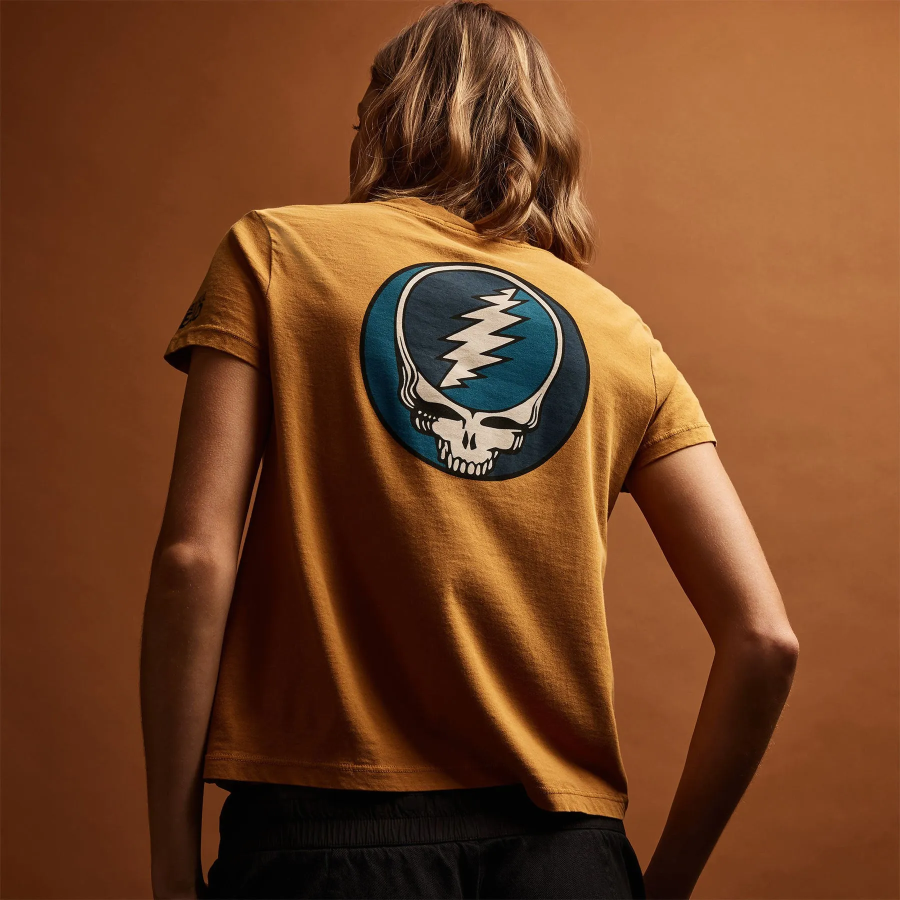 Women's Grateful Dead Short Sleeve Tee Set - Black/Comet/White