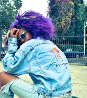 Women's Oversized Vintage Denim Jacket