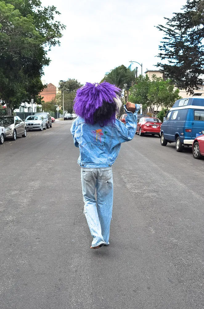 Women's Oversized Vintage Denim Jacket
