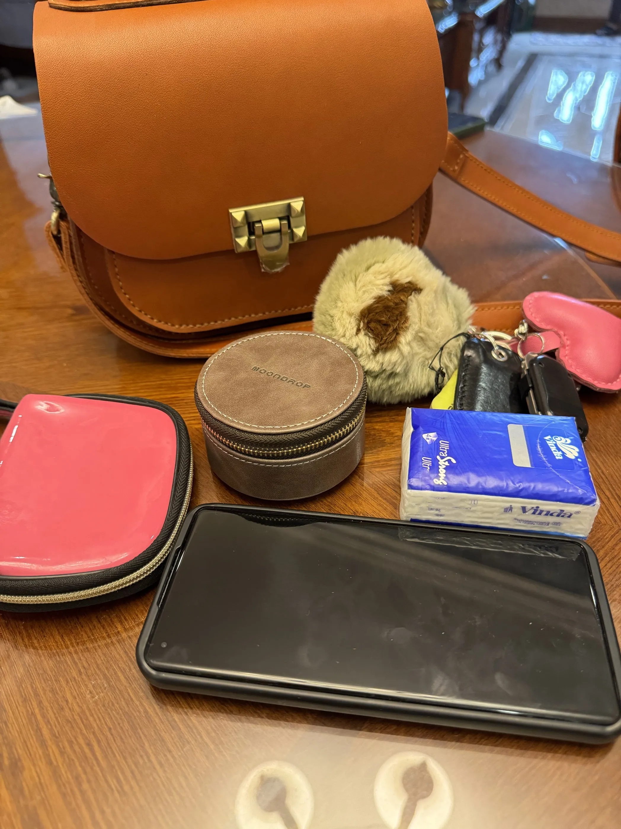 Women's Small Leather Crossbody Saddle Bag Handmade Saddle Leather Crossbody Bag