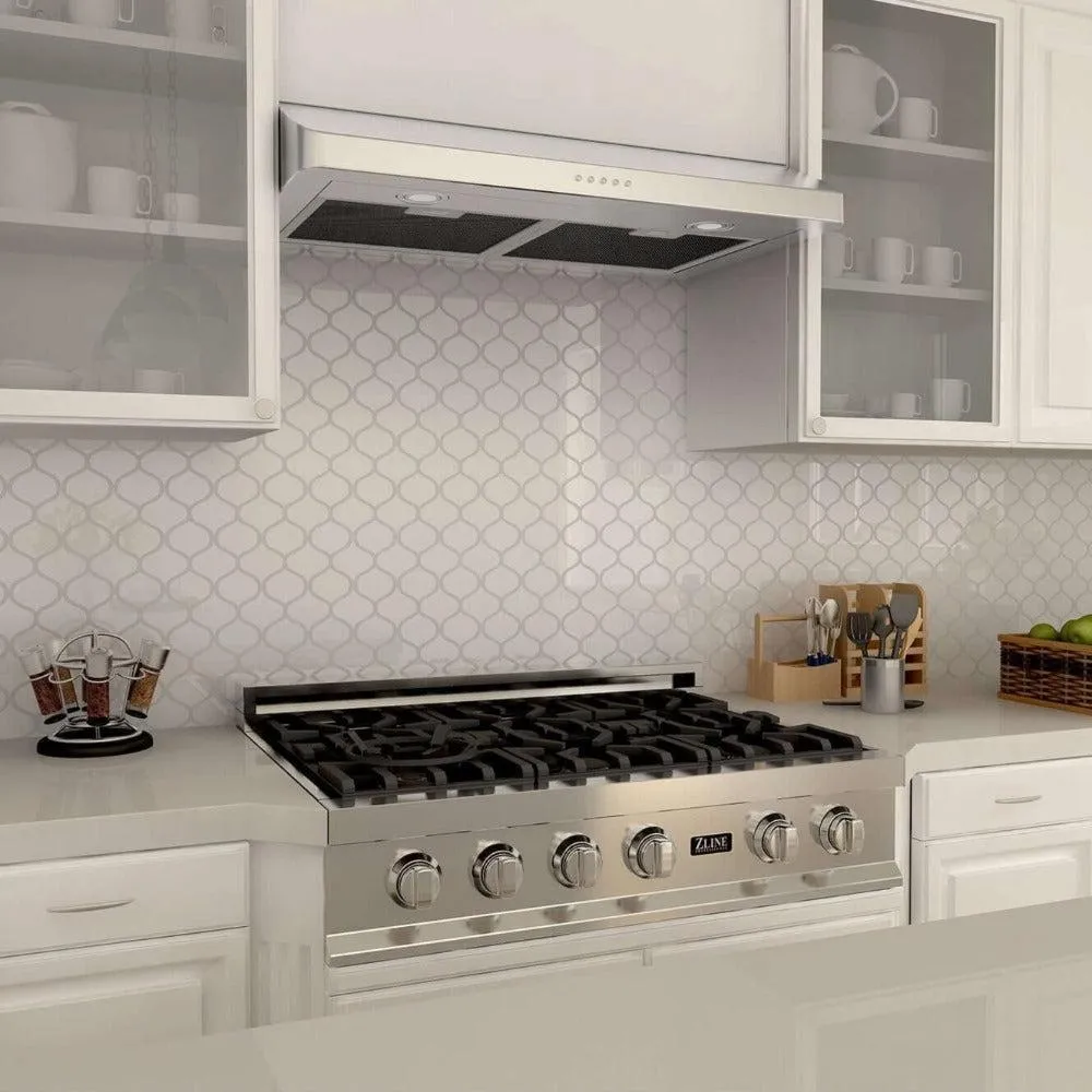ZLINE 30 in. Ducted Under Cabinet Range Hood in Stainless Steel - Hardwired Power (617-30)